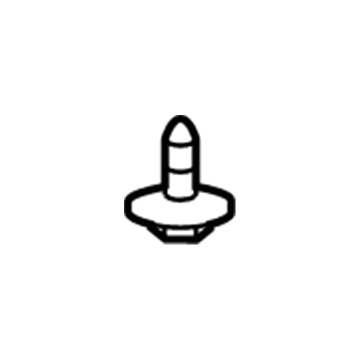 GM 10079168 Lower Deflector Fastener 10079168 GM Lower Deflector Fastener Illustration 1 of 1