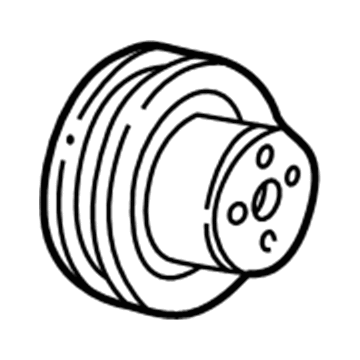 Chevy 12556144 Fan Pulley