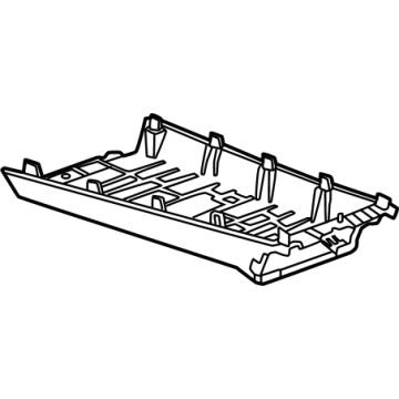 GM 26415164 Panel, Floor Console 26415164 GM Panel, Floor Console Illustration 1 of 1