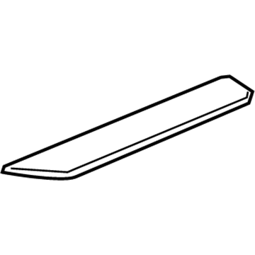GM 12335694 Step Pad, Rear Center 12335694 GM Step Pad, Rear Center Illustration 1 of 1
