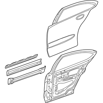 Pontiac 22702416 Door Shell