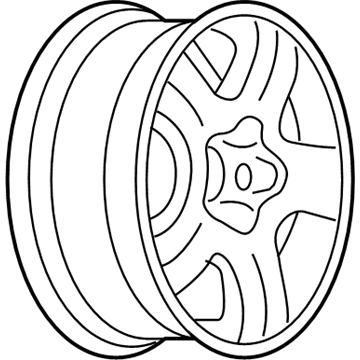 Chevy 9595925 Wheel, Alloy