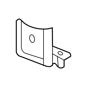 Chevy 84655478 Upper Shutter Lower Bracket