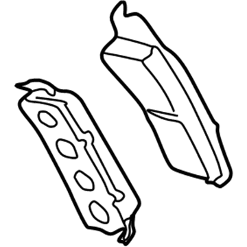 Chevy Silverado 2500 HD Brake Pads - 19210705