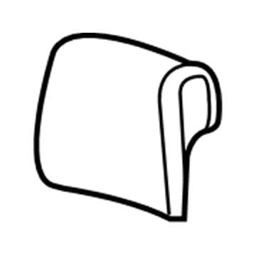 89044216 GM Headrest Cover, Gray Illustration 1 of 1