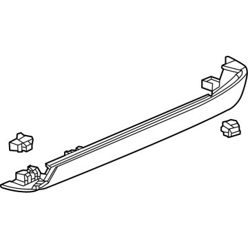Cadillac 85036165 Rear Rocker Molding