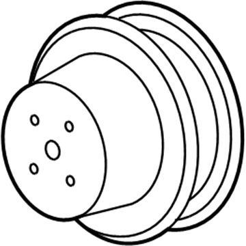 Chevy 10085664 Fan Pulley