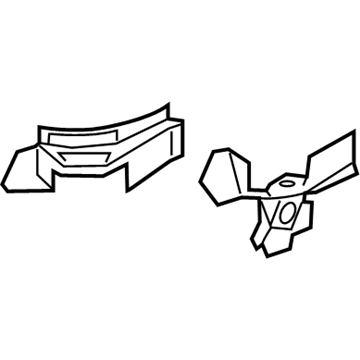 GM 25784481 Strut Bracket, Passenger Side 25784481 GM Strut Bracket, Passenger Side Illustration 1 of 1