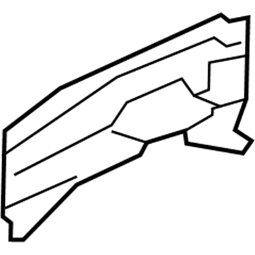 20765765 GM Upper Rail, Front Outer Passenger Side Illustration 1 of 1
