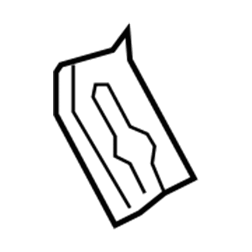 GM 10377480 Upper Reinforcement, Passenger Side 10377480 GM Upper Reinforcement, Passenger Side Illustration 1 of 1