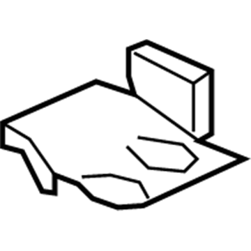 GM 10393627 Side Rail Extension, Driver Side 10393627 GM Side Rail Extension, Driver Side Illustration 1 of 1