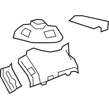 15261544 GM Apron Assembly, Front Illustration 1 of 1