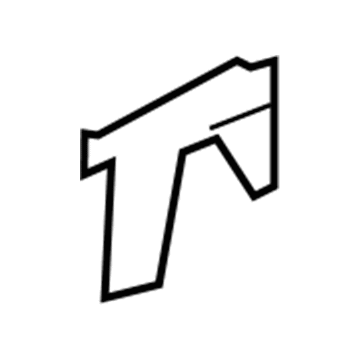 GM 20761352 Hinge Reinforcement, Passenger Side 20761352 GM Hinge Reinforcement, Passenger Side Illustration 1 of 1