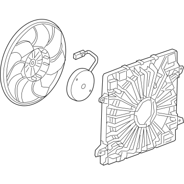 Cadillac XT6 Fan Blade - 86578077