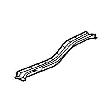 84338533 GM Rear Glass, Passenger Side Illustration 1 of 1