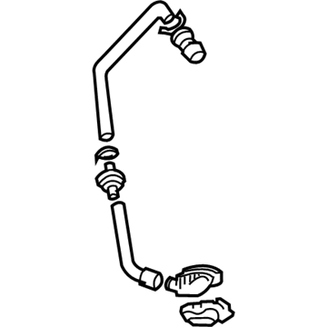 GM 15783305 A.I.R. Pipe 15783305 GM A.I.R. Pipe Illustration 1 of 1
