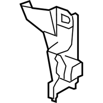 22876561 GM Side Baffle, Driver Side Illustration 1 of 1