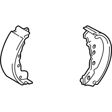 Chevy Tracker Brake Shoe Set - 91175617
