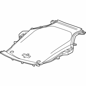 GM 85736850 Shield Assembly-Front Compartment Center Sight 85736850 GM Shield Assembly-Front Compartment Center Sight Illustration 1 of 1