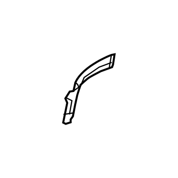 GM 20761559 Front Extension, Rear Passenger Side 20761559 GM Front Extension, Rear Passenger Side Illustration 1 of 1