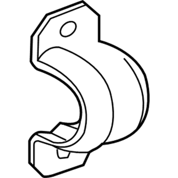 23465581 GM Stabilizer Bar Bracket, Driver Side Illustration 1 of 1