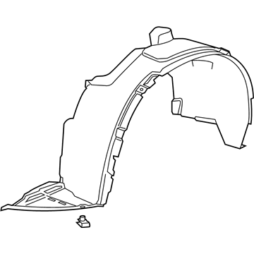 Buick Encore Fender Splash Shield - 42714869
