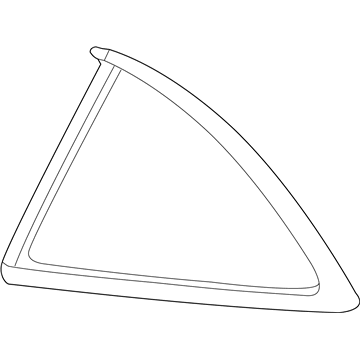 Chevy 22854108 Quarter Glass