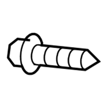 GM 94520258 Trim Molding Screw 94520258 GM Trim Molding Screw Illustration 1 of 1