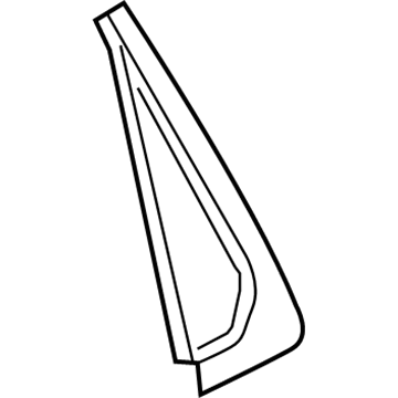 Chevy Aveo Door Moldings - 96585539