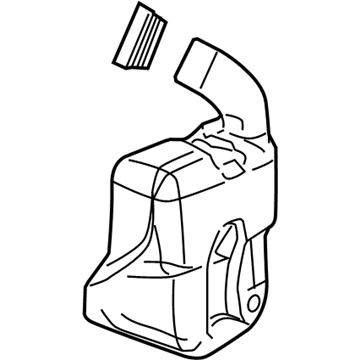 Chevy Malibu Windshield Washer Fluid Reservoir - 22711037