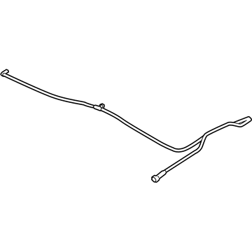 GM 15225545 Washer Hose 15225545 GM Washer Hose Illustration 1 of 1