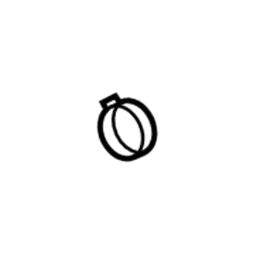 GM 13162312 Outlet Assembly Clamp 13162312 GM Outlet Assembly Clamp Illustration 1 of 1
