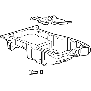 Saturn Oil Pan - 19256218