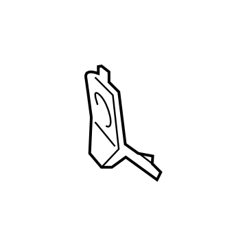 GM 42550387 Tow Eye Cap, Front 42550387 GM Tow Eye Cap, Front Illustration 1 of 1