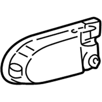 Chevy Uplander Exterior Door Handle - 10341849