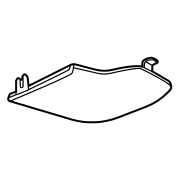 GM 13526912 Lamp Lens, Driver Side 13526912 GM Lamp Lens, Driver Side Illustration 1 of 1