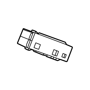 GM 84124320 Display Unit, Jet Black 84124320 GM Display Unit, Jet Black Illustration 1 of 1