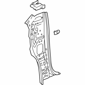GM 42788468 Rear Panel, Front Driver Side 42788468 GM Rear Panel, Front Driver Side Illustration 1 of 1