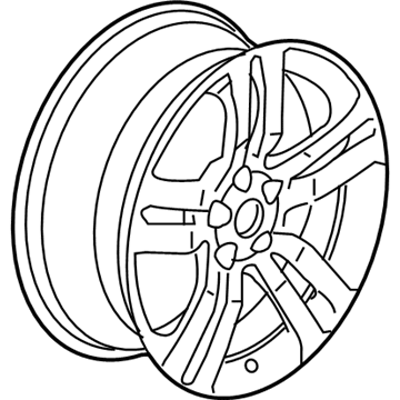 Chevy 9597383 Wheel, Alloy