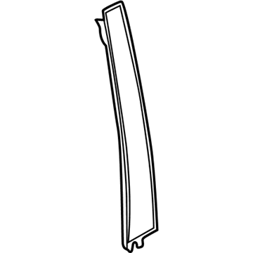 15283075 GM Applique, Front Passenger Side Illustration 1 of 1