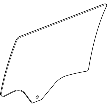 Chevy 86780692 Door Glass