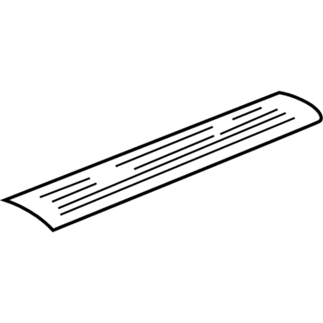 Chevy 10390378 Rear Sill Plate