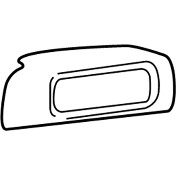 Chevy 10250468 Console Assembly Trim Plate
