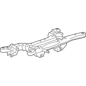 GM 13327953 Suspension Crossmember, Rear 13327953 GM Suspension Crossmember, Rear Illustration 1 of 1