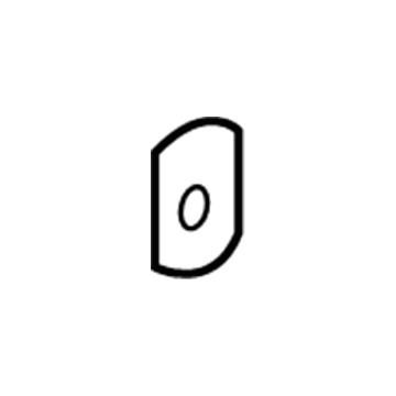 GM 11518606 Leading Arm Washer 11518606 GM Leading Arm Washer Illustration 1 of 1
