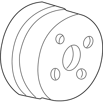 Buick 14091833 Serpentine Idler Pulley