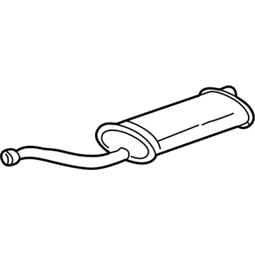 Chevy 15973333 Muffler
