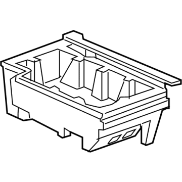 GM 84615376 Storage Compart, Rear Passenger Side 84615376 GM Storage Compart, Rear Passenger Side Illustration 1 of 1