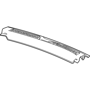 GM 23233506 Rear Sill Plate, Gray 23233506 GM Rear Sill Plate, Gray Illustration 1 of 1