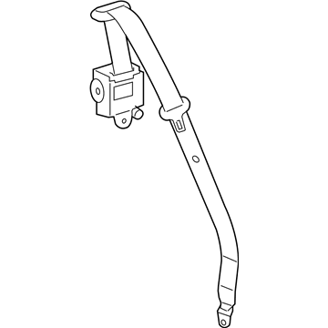 Saturn Seat Belt - 19177322